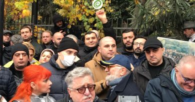 В Тбилиси прошла акция солидарности с Михеилом Саакашвили