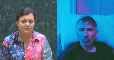 Депутат заявила об обыске в палате Саакашвили