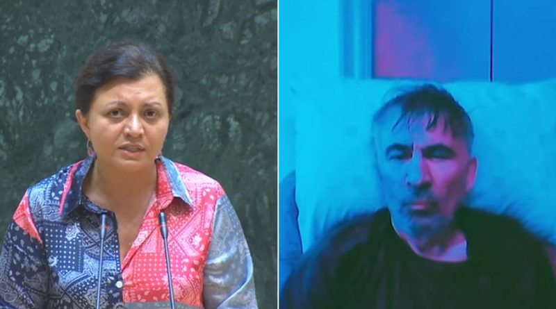 Депутат заявила об обыске в палате Саакашвили