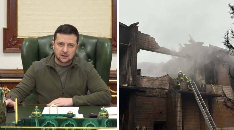 Зеленский выразил соболезнования родным жертв авиакатастрофы в Броварах