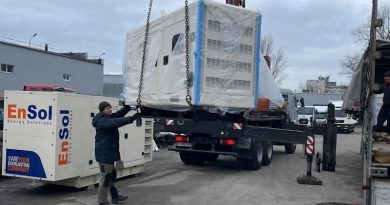 Купленные правительством Грузии промышленные генераторы доставлены в Украину