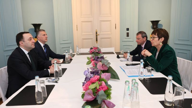 Гарибашвили поблагодарил президента ЕБРР за финансирование проектов