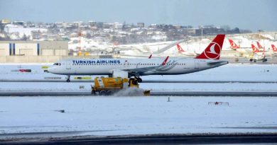 Из-за непогоды отменено большое количество рейсов в Стамбул