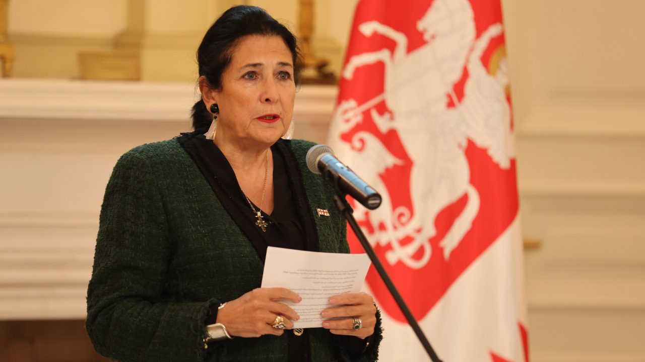 Президент Грузии намекнула, что наложит вето на закон об «иноагентах»