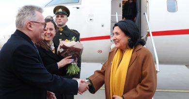 Президент Грузии Саломе Зурабишвили прибыла в Литву