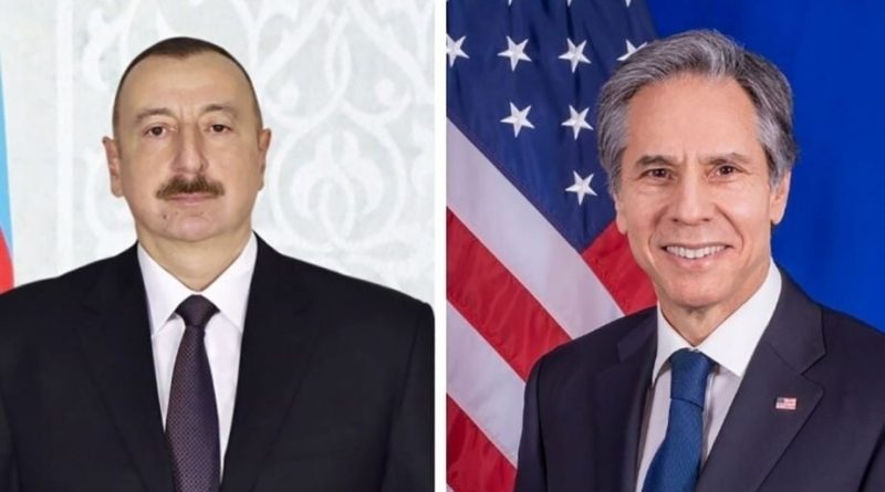 Алиев и Блинкен обсудили вопрос защиты прав армянского населения Карабаха