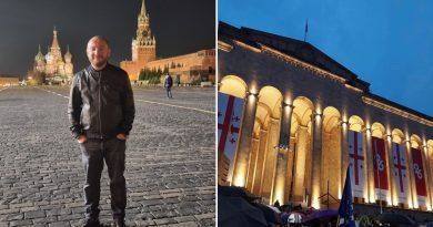 Основатель пророссийской «Альт-Инфо» приветствует отсутствие флага ЕС на здании Парламента Грузии