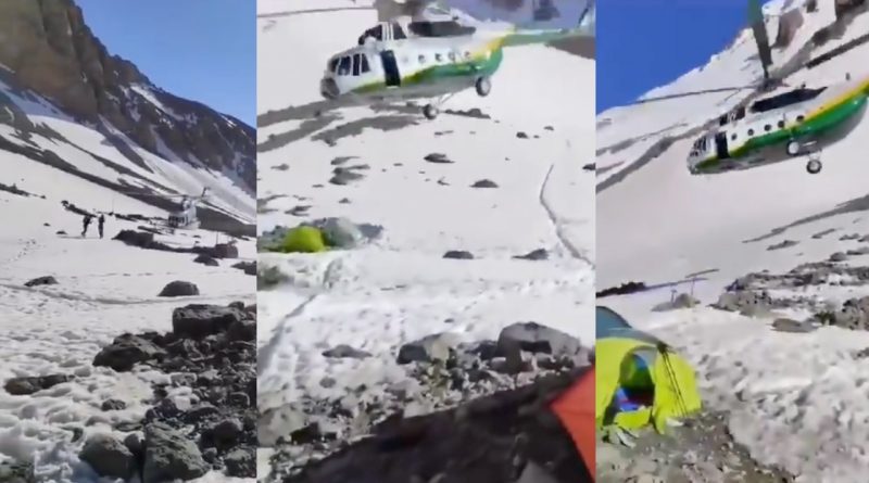 МВД Грузии сообщило об инциденте с вертолетом в ходе спасательной операции
