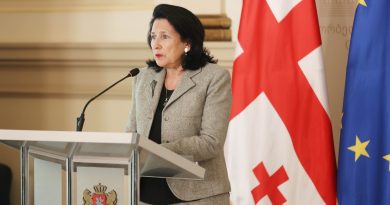 Президент Грузии призвала срочно созывать Совет безопасности