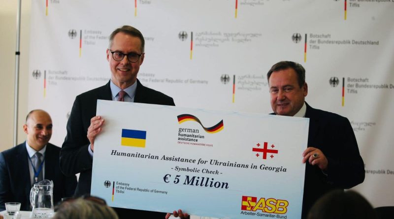 Германия выделила пять миллионов евро на помощь украинским беженцам в Грузии