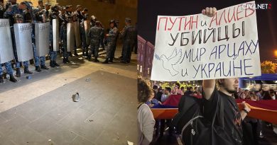 Посольство РФ направило Армении ноту из-за протеста у российского посольства