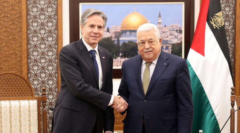 Энтони Блинкен встретился с президентом Палестины Махмудом Аббасом
