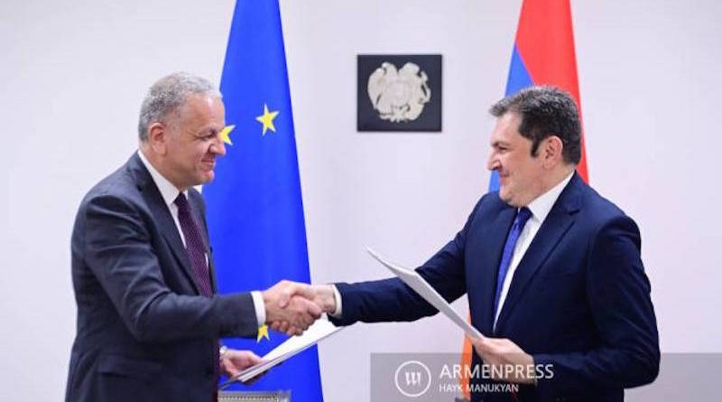 Подписано соглашение о статусе Миссии наблюдателей ЕС в Армении