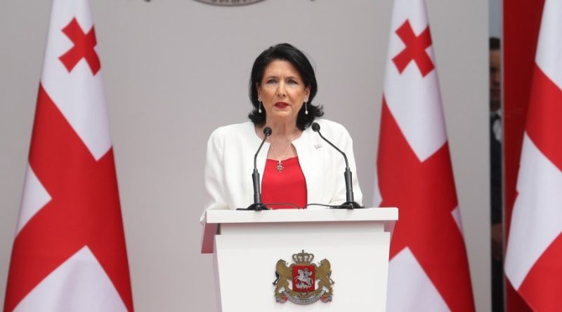 Президент Грузии призвала граждан собраться у дворца Орбелиани 8 ноября, в 20:00 часов