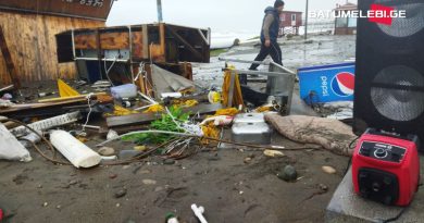 Шторм на Новом бульваре в Батуми повредил береговую инфраструктуру — ФОТО