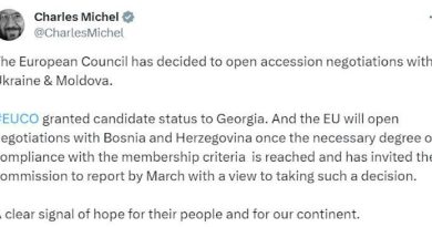 Грузия получила статус кандидата на вступление в ЕС