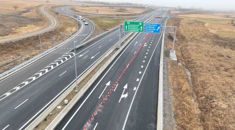 Открыт новый 4-полосной участок Кахетинского шоссе