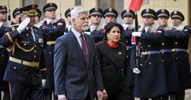 Президент Грузии Саломе Зурабишвили находится с визитом в Чехии