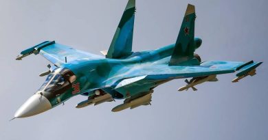 Украина сообщила о сбитии трех российских самолетов Су-34