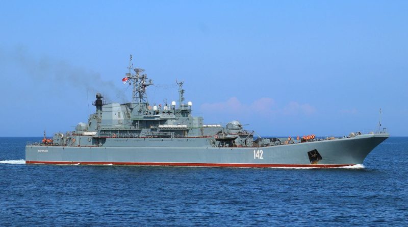 Украина уничтожила большой российский десантный корабль в Крыму