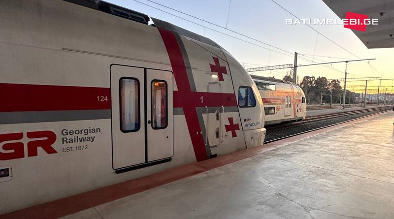 Отправление поезда из Батуми в Тбилиси задержалось на час