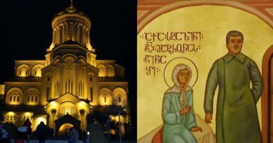 В Грузии призвали убрать икону с изображением Сталина из собора Самеба