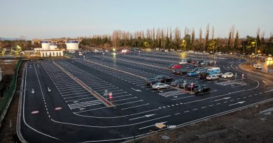 В Кутаисском аэропорту появилась дополнительная парковка на 450 автомобилей