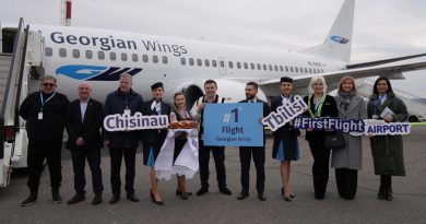 Авиакомпания «Georgian Wings» осуществила первый рейс из Тбилиси в Кишинев
