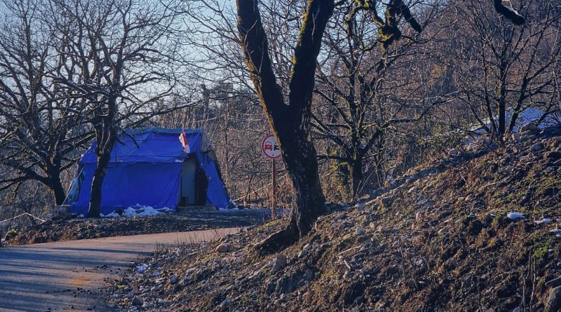 На протестующих у каньона Балди было совершено нападение, подозреваемые задержаны