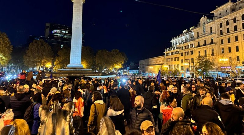 В Тбилиси проходит очередная акция протеста