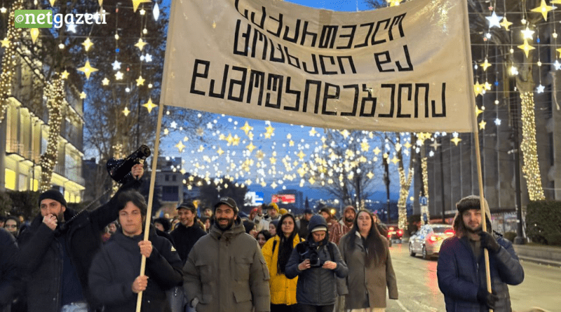 В Тбилиси прошел протестный марш кинодеятелей и любителей киноискусства