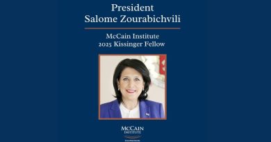 Саломе Зурабишвили названа стипендиатом Киссинджера 2025 года