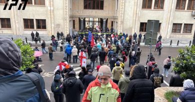 «Анцухелидзе бессмертен» — в Тбилиси акция протеста