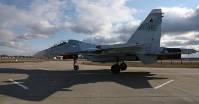 ГУР Украины заявило об уничтожении истребителя Су-30СМ на аэродроме в Ростовской области