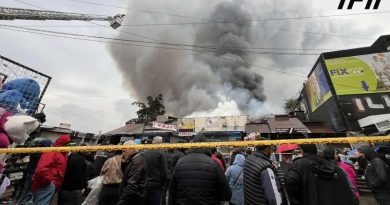 На рынке в Тбилиси возник пожар