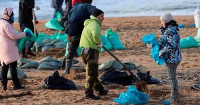 Новые выбросы мазута зафиксированы на пляже Анапы