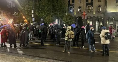 Проспект Руставели перекрыт в 137-й день непрекращающегося протеста