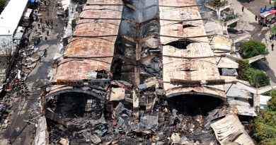 Государство списало пострадавшим сумму за сгоревший на рынке в Тбилиси товар на 300 000 лари