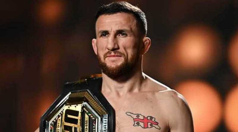 Чемпион UFC Мераб Двалишвили прибыл в Грузию после победы в титульном бою