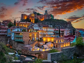 вид на Тбилиси