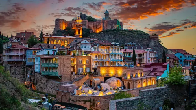 вид на Тбилиси