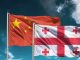 China Georgia flags