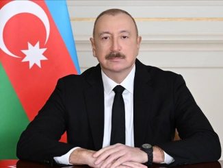 На фото Ильхам Алиев