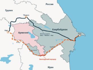 карта Южного Кавказа торговые маршруты