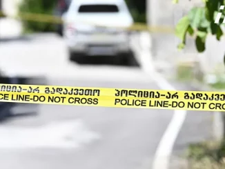 полиция у дома Цхалтубо