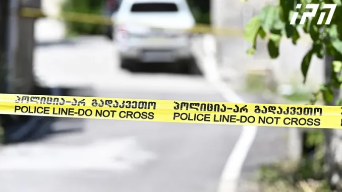 полиция у дома Цхалтубо