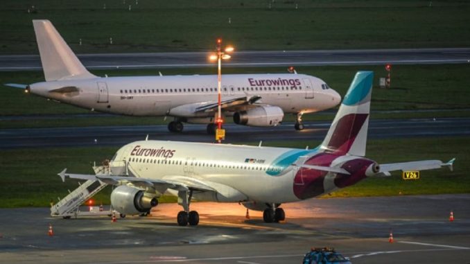 самолёт Eurowings